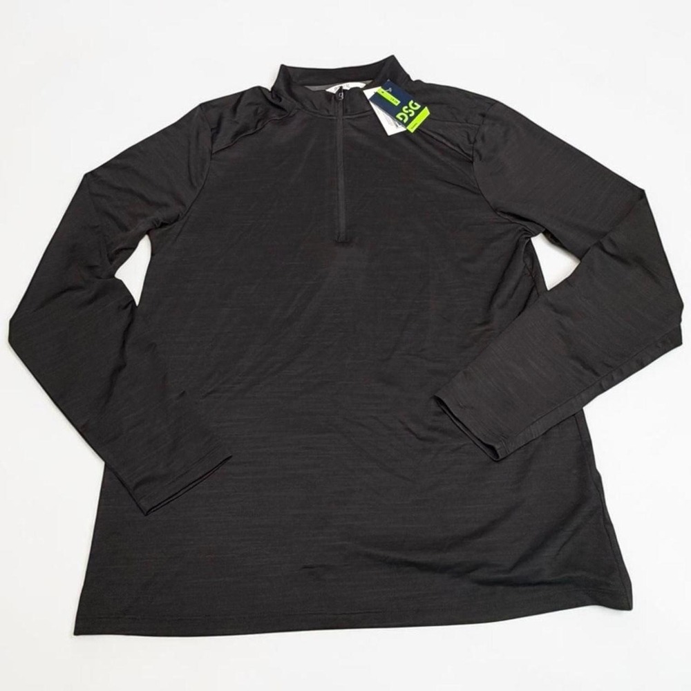 DSG Men's Long Sleeve Quarter-Zip Pullover,‎ Size Medium